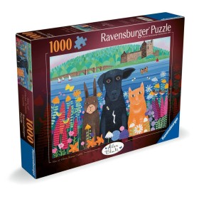 Ravensburger - Puzzle animalute la castelul Eilean Donan 1000 piese Ravensburger - 1